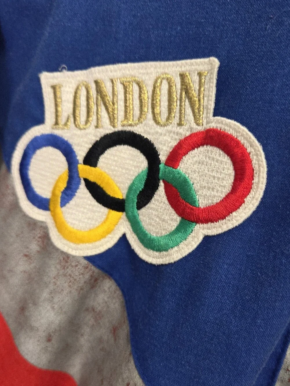 Vintage 80's Adidas London Olympic Games 1908 Union Jack Sweatshirt Size XL